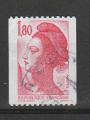 France timbre n° 2223 ob année 1982 Liberté de Gandon , roulette