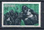 Timbre Rpublique du RUANDA  1983  Neuf **  N 1118  Y&T   Singe Gorille