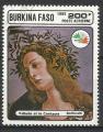 Burkina-Faso 1985; Y&T n PA 315; 200F Expo Italie 85; Tableau de Botticelli