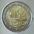 France 2021 - Pice/Coin 2 uro (2 ), 75 ans UNICEF - issue de rouleau