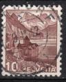 EUCH - Yvert n  348 - 1939 - Chteau de Chillon et Dents du Midi
