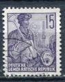 Timbre  ALLEMAGNE RDA  1954  Obl  N 153A   Y&T   