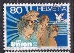 SUISSE - 1991  - Union PTT  - Yvert 1382 Oblitr