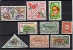 Cameroun - lot de 9 timbres oblitrs