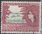KENYA & UGANDA N° 96 de 1954 oblitéré  