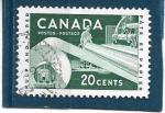 Timbre Canada Oblitr / 1956 / Y&T N289.