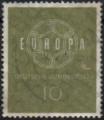 Allemagne Ouest/W. Germany 1959 - Europa, chane ferme 6 anneaux - YT 193 