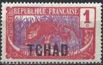 Tchad - 1922 - Y & T n 1 - MNH (lgres traces sur gomme)