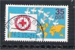 German Democratic Republic - Scott 2601   red cross / croix rouge