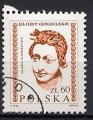 TIMBRE POLOGNE Obl  Personnage N2643