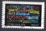  France 2012 - YT A773 - Meilleurs voeux  Sant, Vitalit, Valeur, Tendresse,