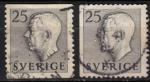 EUSE - Yvert n 359 & 359a - 1951 -  Roi Gustaf VI Adolf