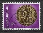 Luxembourg - 1974 - Yt n 828 - Ob - Sceaux Henri VII Comte de Luxembourg