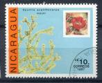 Timbre du NICARAGUA 1987  Obl  N 1480  Y&T  Plantes