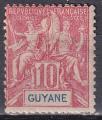 guyane franaise - n 44  neuf sans gomme - 1900/04