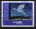   Timbre FRANCE 1998 YT 3145 (o)  TABLEAU PEINTRE MAGRITTE 	
