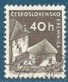 Tchcoslovaquie N1072 Chteau de Kremnice oblitr