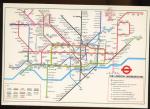 CPM neuve Royaume Uni LONDON The London Underground , LONDRES Plan du Mtro