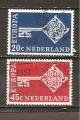 Pays-Bas N Yvert 871/72 (oblitr)