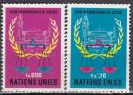 ONU Genève N° 86/87 de 1979 en série complète neuve** (demie faciale!)