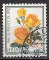 SUISSE N 914 o Y&T 1972 Roses (Rose MC Gredy's sunset)