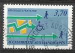 France 1988; Y&T n 2536; 3,70F Accessibilit aux handicaps