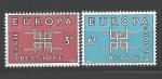 Europa 1963 Belgique Yvert 1260 et 1261 neuf ** MNH
