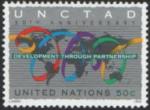 N.U./U.N. (New York) 1994 - 30me Anniv. de la C.N.U.C.E.D., 50 c - YT 666 **