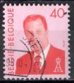 Belgique 1994; n 2564; 40F, rouge  sur lilas-rose, Effigie d'Albert II