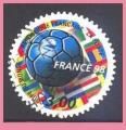 France Oblitr Yvert N3140 Adhsif N17 Foot France 1998