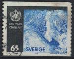 Sude 1973 Oblitr Used Centenaire WMO Organisation mtorologique mondiale SU