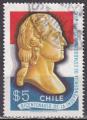 CHILI N 469 de 1976 oblitr
