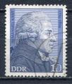 Timbre  ALLEMAGNE RDA  1974  Obl   N 1622  Y&T   Personnage