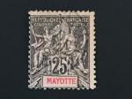 Mayotte 1892 - Y&T 8 obl.