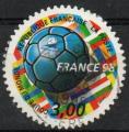 France, adhsif  n 17 oblitr anne 1998