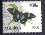 Ile MAURICE 1991 - YT 767 -  PAPILLONS - Swallowtail (Papilio manlius) 