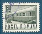 Roumanie N2347 Wagon-poste oblitr