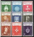 Ordre de Malte   9 timbres  N**