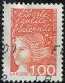 France 1997 Oblitr Used Marianne de Luquet 1 Franc Orange Y&T FR 3089 SU