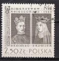 EUPL - 1964 - Yvert n 1346 - Le roi Wladyslaw II Jagiello et la reine Jadwiga