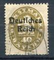 Timbre ALLEMAGNE Bavire Service 1920  Obl   N 66  Y&T