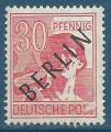 Allemagne Berlin N11 Ouvrier 30p rouge surcharg neuf**