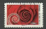 France timbre n 930 oblitr anne 2014  Dynamiques, Rose Rouge