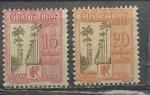 Guadeloupe  "1928"  Scott No. J29-30  (N*)  Postage due