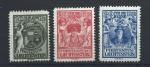 Liechtenstein N108/10* (MH) 1932 - Armoiries et Prince