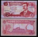 **   IRAK  ( IRAQ )     5  dinars   1992   p-80a  ( S.Hussein )    UNC   **