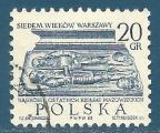 Pologne N1451 Varsovie - Tombeau des princes de Mazovie oblitr