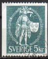 SUEDE N 654 o Y&T 1970 Grands sceaux du royaume