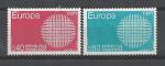 Europa 1970 France Yvert 1637 et 1638 neuf ** MNH