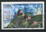 Timbre de CUBA 1987  Obl  N 2746  Y&T   Militaria